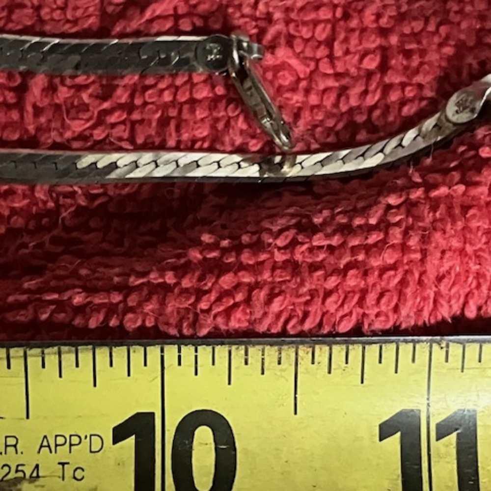 Sterling Silver Herringbone Chain